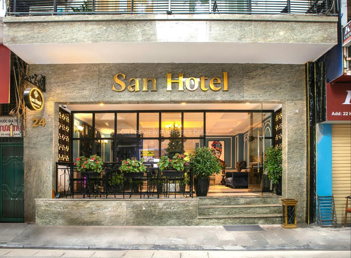 San Hotel Hanoi Buitenkant foto